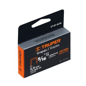 Grapa para Engrapadora 5/16" X 1000 Unidades Truper 17971