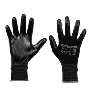 Guante Nylon Nitrilo Liso Talla Grande Truper 13295