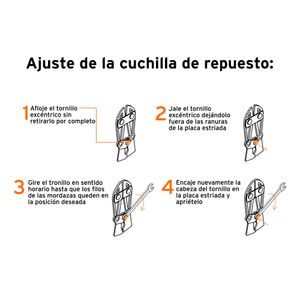 Cortaperno de pernos ajustable 30" Truper 12834