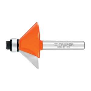 Fresa Router Chaflan 1-1/4" Con Balero Truper 11468