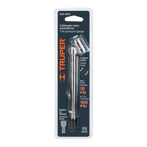 Medidor Doble De Aire 10-160 PSI Truper 19100