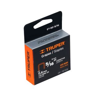 Grapa Para Engrapadora 5/16" X 1000 Unid Truper 17966