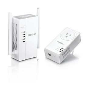 Adaptador Trendnet Kit Wireless 1200 AV2 Powerline WiFi Everywhere - TPL-430APK