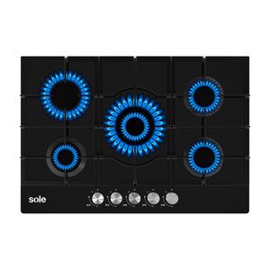 Cocina Encimera Sole SOLCO058 Vidrio Templado 77cm