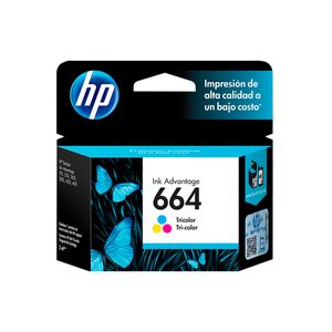 Tinta HP 664 F6V28AL 100 Paginas -Color