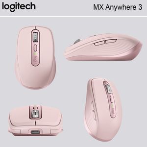 Mouse Logitech MX Anywhere 3 Bluetooth Wireless Rosado