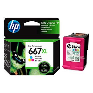 Tinta Hp 3YM80AL (667XL) Tricolor (Dj 2775 / 4175)
