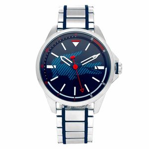 Reloj Lacoste Capbreton 2010944 Para Hombre Acero Inoxidable Plateado Azul