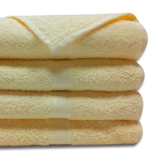 Toalla de Baño Amarillo 480gr 70 x 140 cm 100% Algodón Free Home