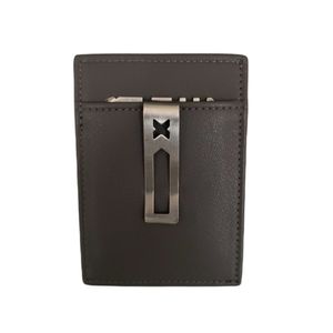 Billetera Kioxx Biocuero Súper Slim con Clip  Gris