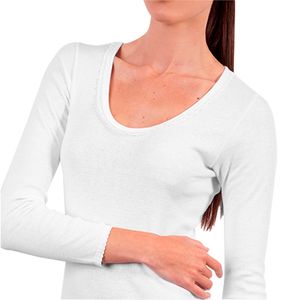 Pack x3 Polo Sweet Cotton Manga Larga Blanco