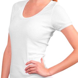 Polo  Manga Corta Sweet Cotton Blanco