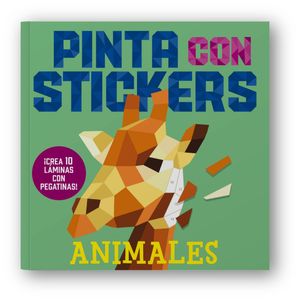 Pinta Con Stickers - Animales