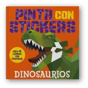 Pinta Con Stickers - Dinosaurios