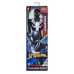 Figura Spiderman Titan Web Warriors Traje Negro E7329
