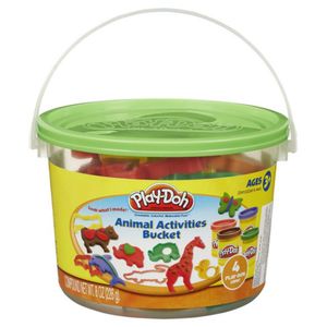 Mini Balde Playdoh Animales 23414