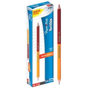 Lapiz Duo Grafito-chequeo Paper Mate Verithin Caja X12
