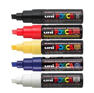 Set Marcadores Posca Punta 8K X 5 Básico
