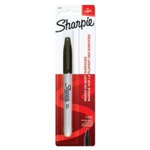 Marcador Permanente Sharpie Punta Fina Negro Blister X1