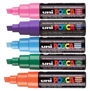 Set Marcadores Posca Punta 8K X 5 Fashion
