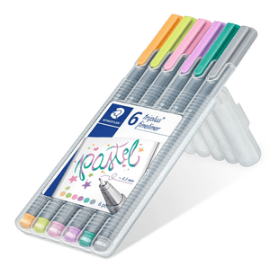 Fineliner x 6 Pastel Staedtler Design Journey
