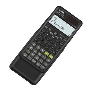 Calculadora científica Casio FX-991LAPLUS 2 generación, 12 dígitos, 417 funciones, funciona a pila y energía solar, negro