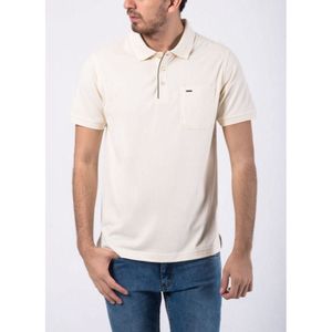 Polo Box Jersey Sanforizado M/C Regular Fit Kenix Beige L