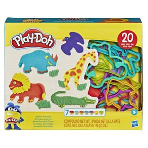 Set De Juego Playdoh 20 Piezas Animales Divertidos E9378