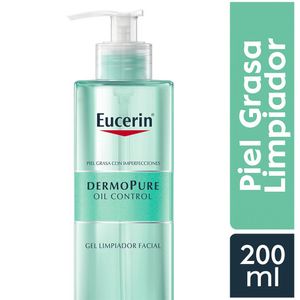 Gel Limpiador Facial Eucerin DermoPure - Frasco 200 ML