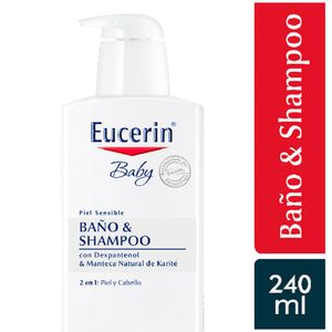 Baño y Shampoo Eucerin Baby - Frasco 240 ML