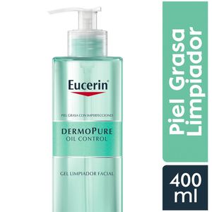 Gel Limpiador Facial Eucerin DermoPure - Frasco 400 ML