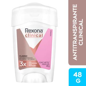 Antitranspirante en Barra Rexona Clinical Classic para Mujer - Frasco 48 G