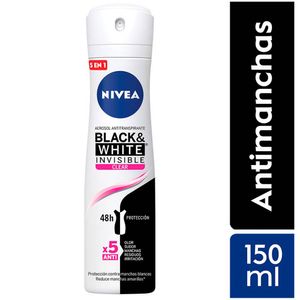 Antitranspirante en Spray Nivea Invisible Black & White para Mujer - Frasco 150 ML