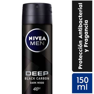 Antitranspirante en Spray Nivea Men Deep Dark Wood - Frasco 150 ML