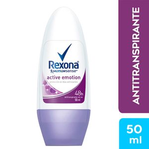 Antitranspirante Rexona Active Emotion Women Roll-on Desodorante - Frasco 50 ML