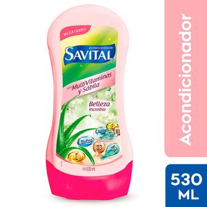 Acondicionador Savital Multivitaminas y sábila - Frasco 530 ML