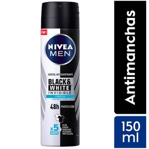 Antitranspirante Spary Nivea Men Black & White Invisible Fresh - Frasco 150 ML
