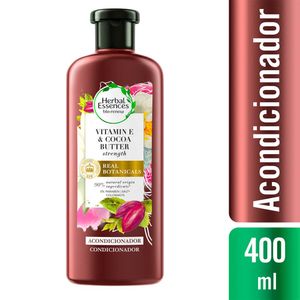 Acondicionador Herbal Essences Vitamina E y Manteca de Cacao - Frasco 400 ML