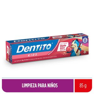 Crema Dental Dentito Kids Chicle Globo - Tubo 85 G