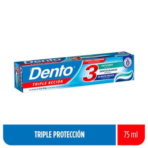 Crema Dental Dento Triple Acción - Tubo 75 ML