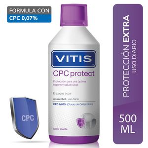 Colutorio Vitis CPC Protect Enjuague Bucal - Frasco 500 ML