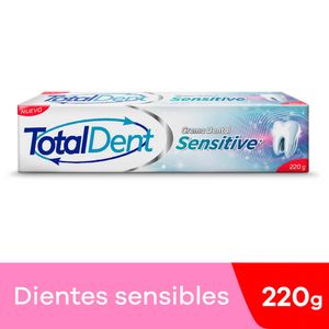 Crema Dental Totaldent Sensitive - Tubo 220 G