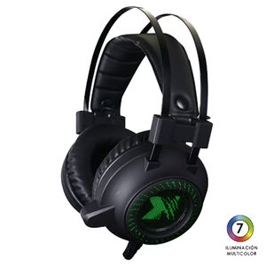 Audifono C/Microf. Xblade Gaming Mordax Estéreo Iluminacion Multicolor Black