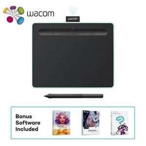 Tableta Grafica Wacom Intous creativa Small CTL4100WLE0 Lapiz Bluetooth Green