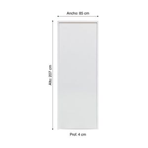 Puerta Hdf Blanca Mediterranea 40x85x207cm
