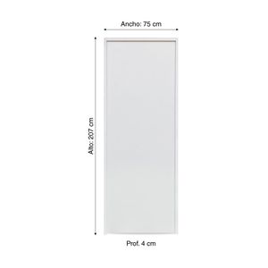 Puerta Hdf Blanca Mediterranea 40x75x207cm