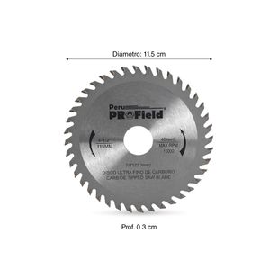 Disco para madera Eco 4 1/2 x 40