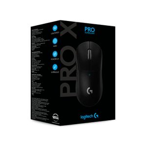 Mouse Gamer Logitech G Pro X Superlight Wireleess Lightspeedd Hero 25K Black