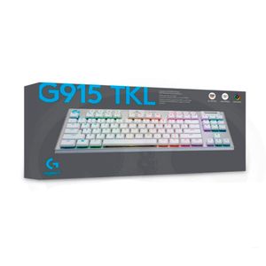 Teclado Gamer Logitech G915 Lightspeed Wireless Rgb Lightsync White