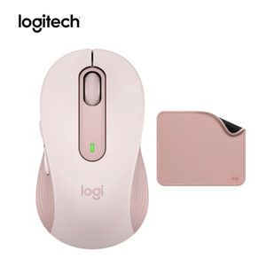 Mouse Logitech Signature M650 Rose + Pad Mouse Antisalpicaduras